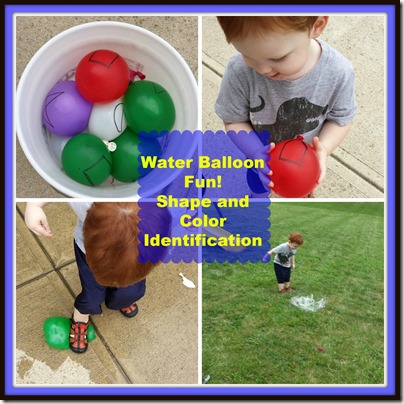 Water Balloon Shapes collage 2