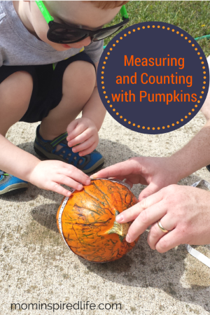 Preschool Math: Measuring Pumpkins #PlayfulPreschool