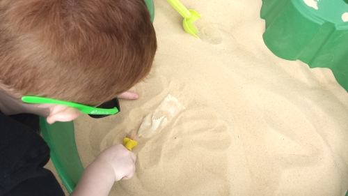 Dinosaur Dig for Fossil Puzzles