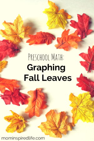 Preschool Math: Graphing Fall Leaves