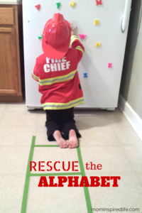Rescue the Alphabet Firefighter Game