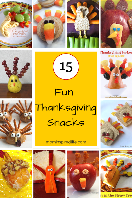 15 Fun Thanksgiving Snacks for Kids