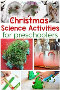 Christmas science and activities for preschoolers.