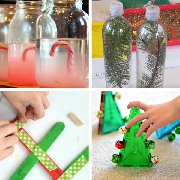 Christmas science experiments and activities for preschoolers!