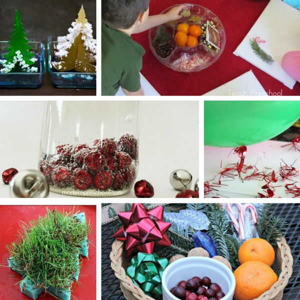 Preschool science activities for Christmas and Christmas science experiments.