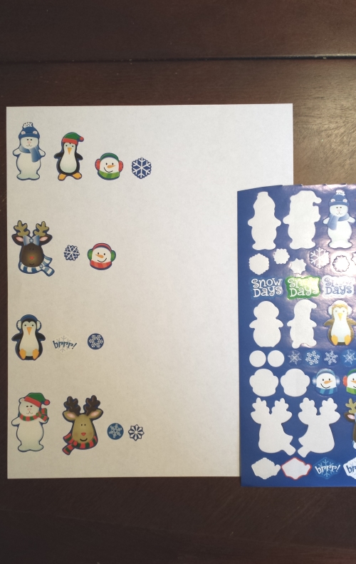 Patterning with stickers