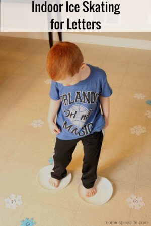 Winter Alphabet Activity: Indoor Ice Skating for Letters