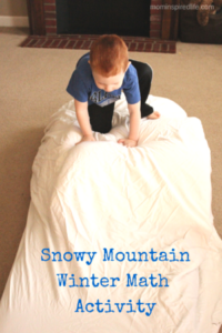 Snowy Mountain Winter Math Activity