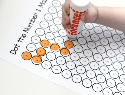 Dot the Number Mazes 1-9. Develop critical thinking skills while learning number identification! 