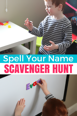 Name Activity: Spell Your Name Scavenger Hunt