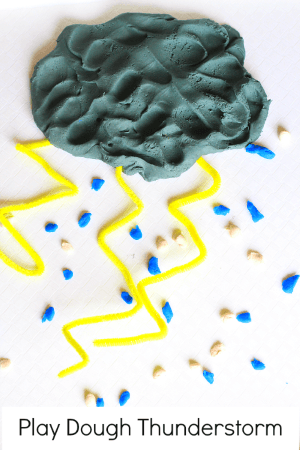 Make a Thunderstorm with Play Dough