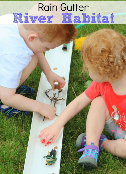 Learn about the river habitat with this hands-on preschool science activity!