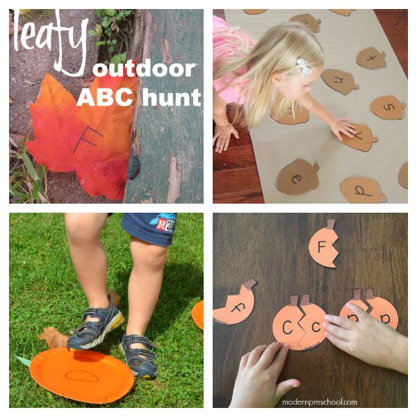 Fall alphabet activities