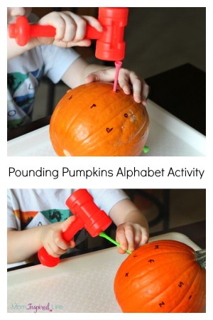 Pounding Pumpkins Alphabet Activity