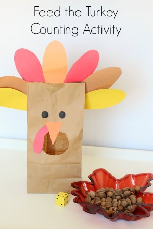Feed the Turkey Counting Activity