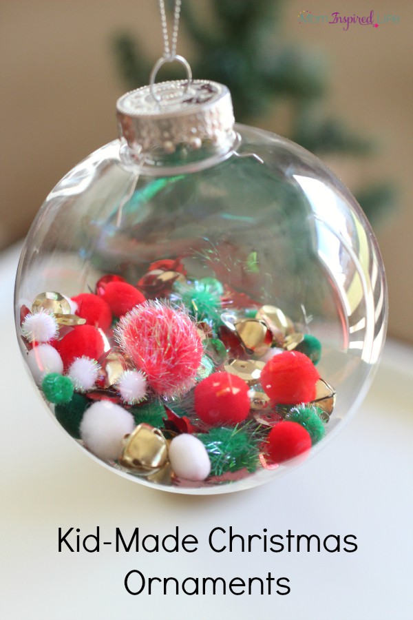 Christmas ornaments that toddlers and preschoolers can make on their own. Toddler Christmas craft.