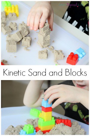 Building with Kinetic Sand and Blocks
