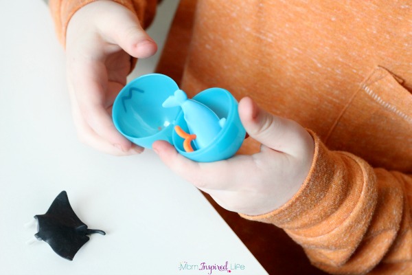 Hands-on literacy activity that uses plastic Easter eggs for fun and learning!