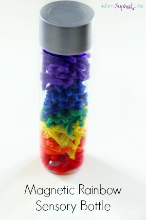 Rainbow Pipe Cleaner Sensory Bottle