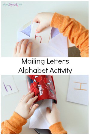Mailing Letters Alphabet Activity