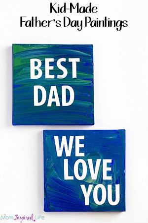 Father’s Day Paintings from Kids