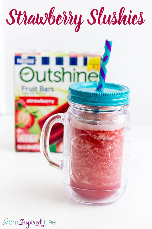 A super simple strawberry slushie recipe that kids love! It's the perfect summer snack and a great way to cool down on a hot summer day.