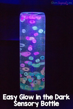 Easy Glow in the Dark Beads Sensory Bottle