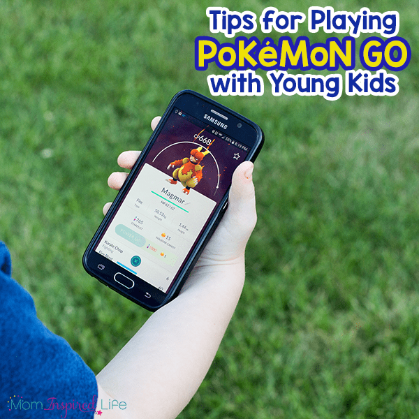 Preschoolers and even toddlers can play Pokemon Go. Check out these tips!