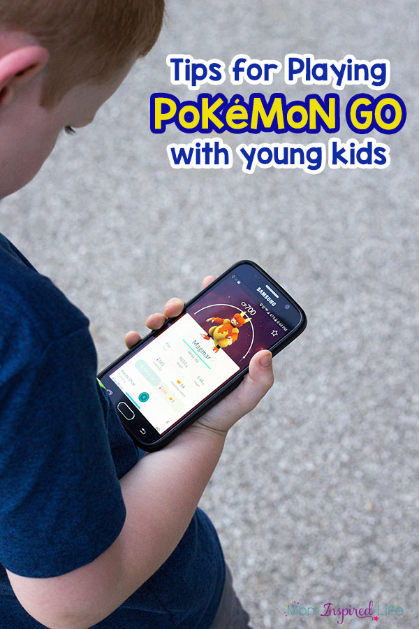 Tips for playing Pokemon Go with young kids. All the best tips to make your Pokémon Go adventure the best it can be!
