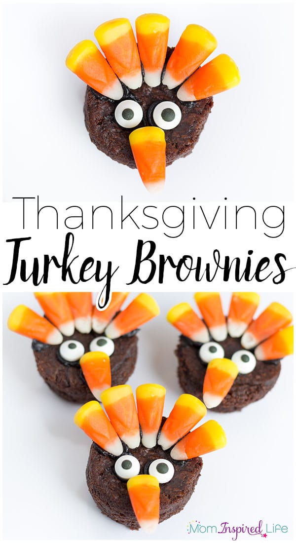 No-Bake Brownie Turkey Treats for Thanksgiving