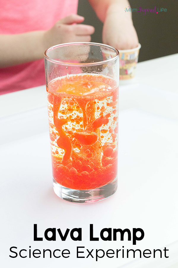 Lava lamp experiment for kids. This fun science experiment is great for kids of all ages!