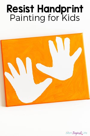 Resist Handprint Paintings That are Really Easy to Make!