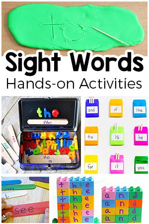 Sight Word Activities that Your Kids Will Love!
