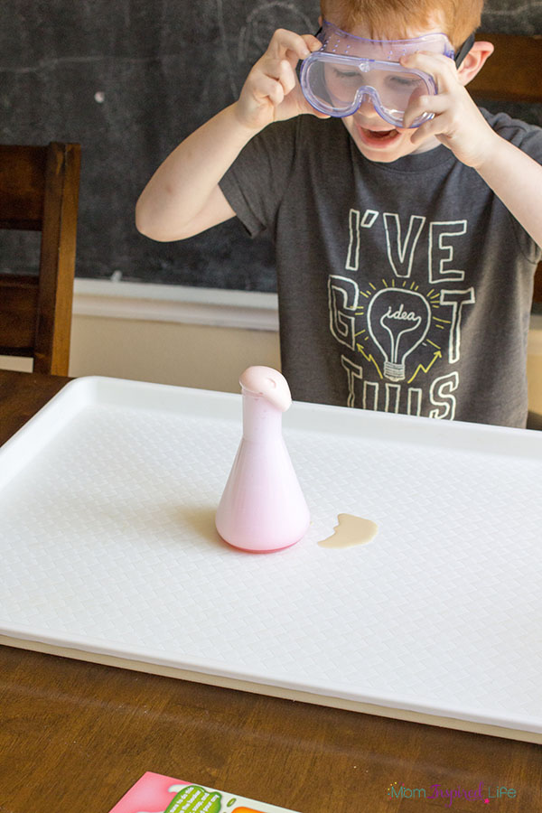This erupting science experiment is so exciting for kids!