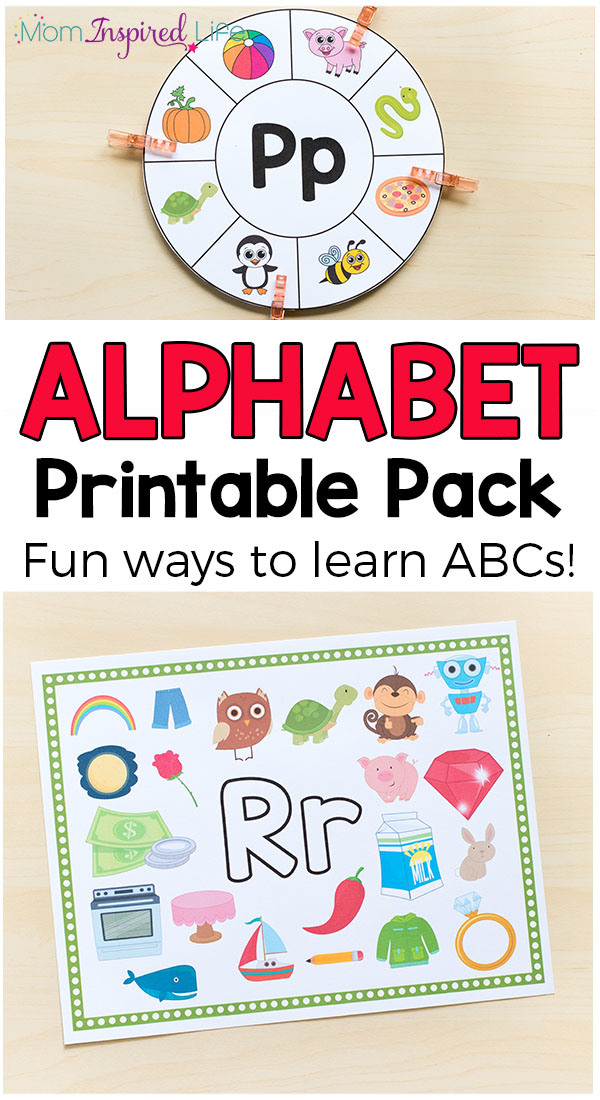 Alphabet Printables and Activities for Preschool and ...