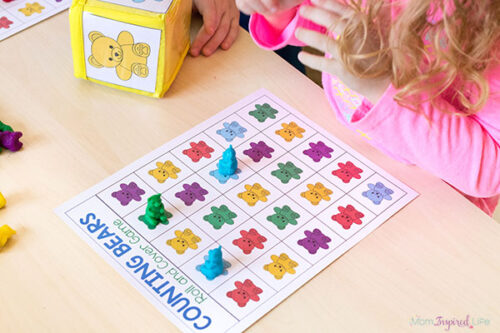 Counting Bears Math Game and Activities