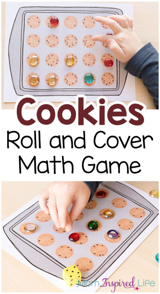 Teach number sense with this cookie number sense math game.