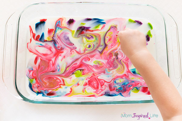 Colorful science experiment that the kids will love!