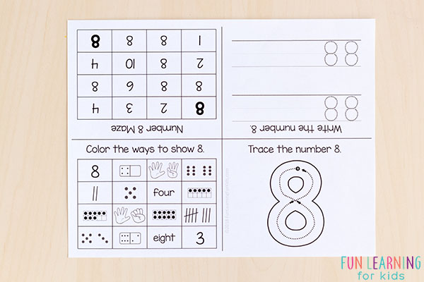 Interactive mini books that teach number sense.