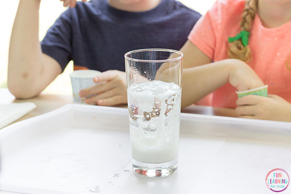 Your kids will be amazed by this winter science experiment!