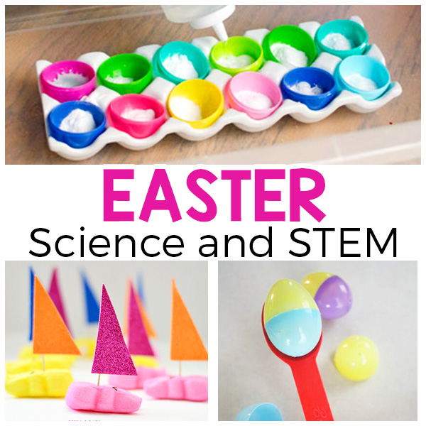 Easter science experiments and STEM activities for kids of all ages!
