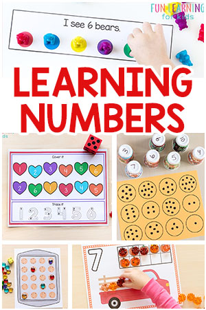 Learning Numbers with Number Activities Feature