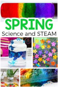Spring science activities and STEAM investigations for preschool and elementary. These spring science experiments are sure to be a blast!