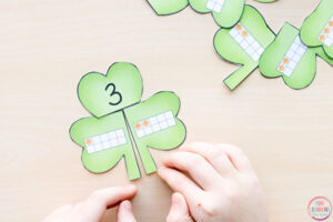 Shamrock Number Bond Free Printable Puzzles