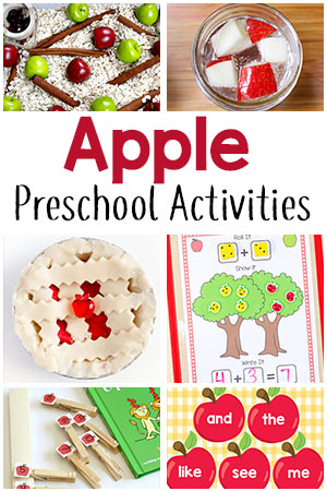 Preschool Apple Theme Activities