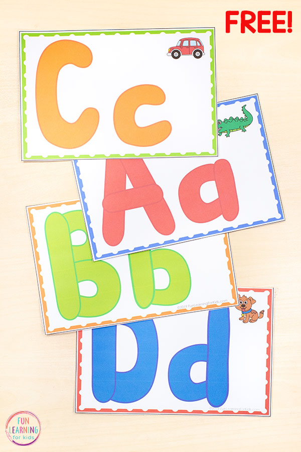 Develop fine motor skills while learning the alphabet with these fun alphabet play dough mats.