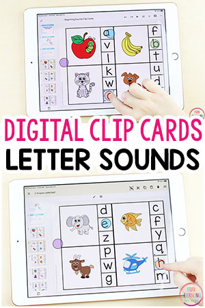 Digital Alphabet Clip Cards