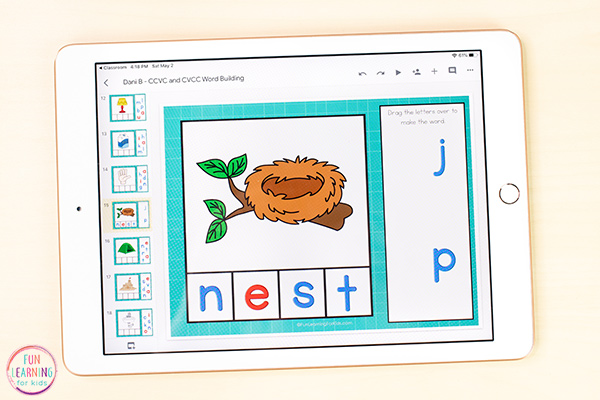 A fun reading activity for Google Slides and Seesaw.