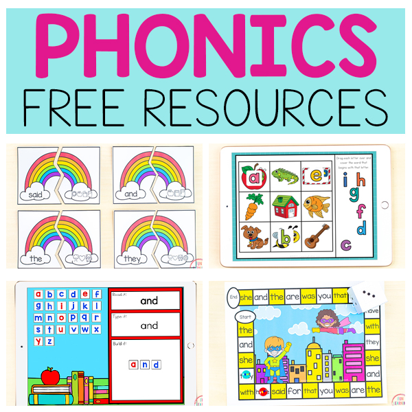 Phonics Printables - Free, Fun & Fast to Prepare!