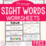 Free Printable Third Grade Sight Word Worksheets